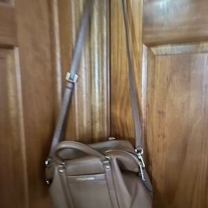 Michael Kors Tan Leather Crossbody Bag